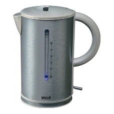 Чайник электрический Mystery MEK-1614 1.7 л, 2200 Вт, серый (корпус: пластик)