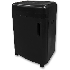 Шредер Office Kit S180 (0,8х1) черный (секр.P-7)/фрагменты/5лист./32лтр./пл.карты/CD