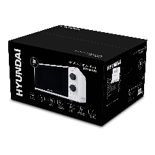 Микроволновая печь Hyundai HYM-M2041 белый, 20 л, 700 Вт, переключатели - поворотный механизм