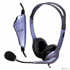 Гарнитура Genius HS-04S Single фиолетовый, проводная