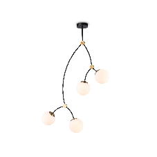 Светитльник Ambrella Light TR2575/4 BK/SB черный/бронза E27/4 max 60W D790*1120