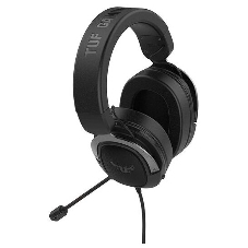 Гарнитура ASUS TUF Gaming H3 чёрный/серый, проводная, mini jack 3.5 мм, регулятор громкости, отключаемый микрофон