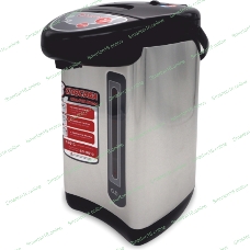 Термопот Sakura SA-336B Объем: 6,0 л. Мощность: 750 Вт. Тип управления: кнопочный. Повторное кипячение. Поддержание температуры воды: 85-90°С. Способ подачи воды: 	автоматический кнопкой, нажатием чашки, помпой. Материал колбы: нерж. сталь. Материал корпуса: металл.