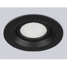 Встраиваемый поворотный точечный светильник Ambrella light TN102742 BK черный IP20 GU5.3 D95*25