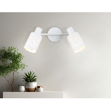 Светильник Ambrella light TR8664/2 WH белый E14/2 max 60W 360*100*190