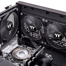 Комплект вентиляторов для корпуса Thermaltake CT140 (2 шт.) черный, 140 мм, 1500 об/мин, 30.5 дБ, 4 pin