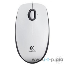 Мышь проводная Logitech M100 белый, 1000 dpi, USB, кнопки - 3