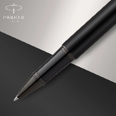 Ручка роллер Parker IM Achromatic T317 (CW2127743) Matt Black, F, черные чернила, подарочная коробка