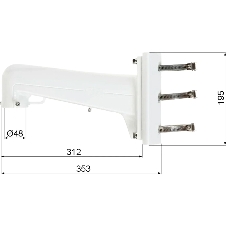 Кронштейн Hikvision DS-1602ZJ