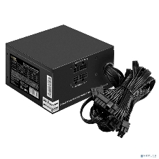 Блок питания серверный 500W ExeGate ServerPRO-500PAS (ATX, APFC, КПД 80% (80 PLUS), 12cm fan, 24pin, 2x(4+4)pin, 4xPCI-E, 6xSATA, 4xIDE, Cable Management, black)