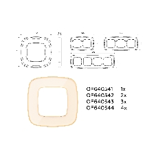 Рамка OMEGA Coint (Бежевый Стекло органическое/Шампань) 4-ая OF640344