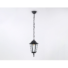 Светильник Ambrella light ST2029 BK/CL черный/прозрачный IP54 E27 max 40W D150*780