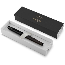 Ручка роллер Parker IM Achromatic T317 (CW2127743) Matt Black, F, черные чернила, подарочная коробка