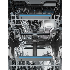 Встраиваемая посудомоечная машина ELECTROLUX EEG63410L/Встраиваемая узкая посудомоечная машина, загрузка на 10 комплектов посуды, сенсорное управление, 8 программ, 44.6x55x82 см, черный, сушка: стандартная (конденсация), индикация на полу: проекция дисплея