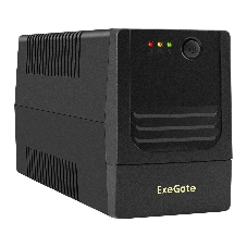 Источник бесперебойного питания ExeGate Power NB-400.LED.AVR.4C13 (400VA/240W, LED, AVR, 4*C13, батарея 12V 4.5Ah, Black)