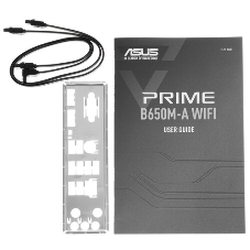 Материнская плата ASUS PRIME B650M-A WIFI II, AM5, AMD B650, 4xDDR5, 4xSATA, 2xM.2, 1xPCI-E 4.0 x16, 2xPCI-E 4.0 x1, 1xHDMI, 1xDP, 1xVGA, 1x 2.5Gb LAN, 2xUSB-A 3.2 Gen 2, 2xUSB-A 3.2 Gen 1, 4xUSB-A 2.0, 3x3.5 мм, 7.1, Micro-ATX