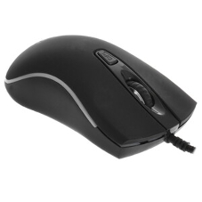 Мышь проводная Qumo Onyx RGb M73 черный, 2400 dpi, USB, кнопки - 4