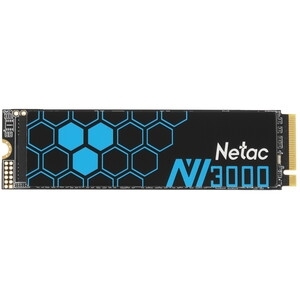 Накопитель SSD Netac NV3000 2Tb [NT01NV3000Q-2T0-E4X] M.2 2280, PCI-E 3.0 x4, 3D NAND, 3000/2100MBs, NVMe, heatsink