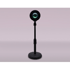 Атмосферная светодиодная настольная лампа Ambrella light DE8385 BK черный LED RGB 3W (ПДУ RGB)
