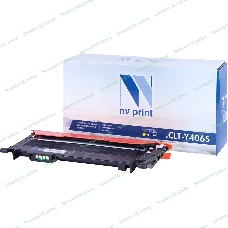 Картридж лазерный NVPrint совместимый Samsung CLT-Y406S Yellow для CLP-360/365/368/CLX-3300/3305 (1000k)