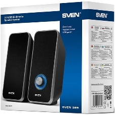 Акустическая система 2.0 SVEN 325, черный, USB, мощность 2x3 Вт(RMS) SVEN 325, черный, USB, акустическая система 2.0, мощность 2x3 Вт(RMS)