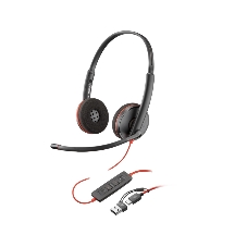 Гарнитура Plantronics Blackwire 3220 чёрный, проводная, USB