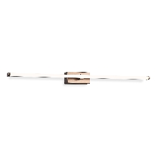 Настенный светодиодный светильник Ambrella light FL6123 CF кофе 14W 3000K-6400K 610*45*80