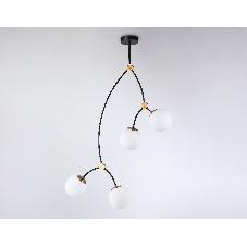 Светитльник Ambrella Light TR2575/4 BK/SB черный/бронза E27/4 max 60W D790*1120