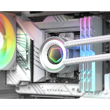Система жидкостного охлаждения ID-Cooling FX360 Inf ARGb белый 120мм алюминий+медь 2000rpm 27.2db 4-pin 350W