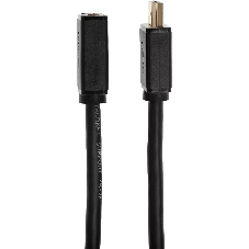 Кабель удлинительный HDMI-19M---HDMI-19F ver 2.0, 2m, TELECOM TCG235MF-2M