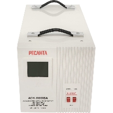 Стабилизатор напряжения Ресанта АСН-10000БА однофазный серый (63/6/40)