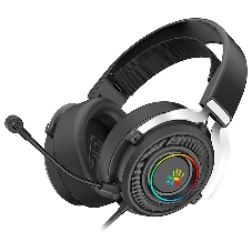 Гарнитура Bloody G535 чёрный/серебристый, проводная, подсветка