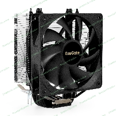 Кулер для процессора ExeGate Dark Magic EE400XL-PWM черный, 120 мм, алюминий/медь, 2400 об/мин, 37 дБ, 4 pin, 140 Вт, 155 мм