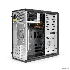 Корпус Exegate EX277435RUS Minitower MA-371X Black, mATX UN400, 120мм 2*USB+2*USB3.0, Audio