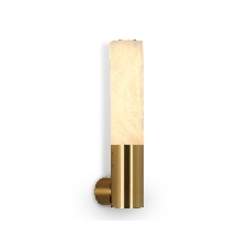 Настенный светильник Ambrella light LH53688 BS/WH латунь/белый 6W 3000K 85*60*300
