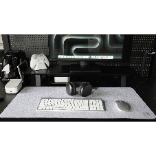 Коврик для мыши Mouse pad GEEK NOOK 80 х40CM Light Gray Felt