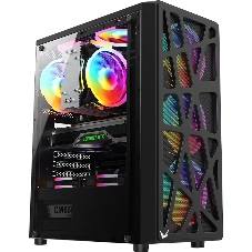 Корпус Formula Mana AR V2 Black, Midi-Tower, чёрный, 3 x 120 мм