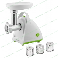 Мясорубка Supra MGS-1806T 1800Вт белый/зеленый