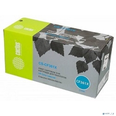 Картридж лазерный Cactus CS-CF361X голубой (9500 стр.) для HP CLJ M552dn/M553dn