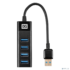 USB-концентратор 4-в-1 ExeGate DUB-4TP (кабель-адаптер USB3.0 --> 4xUSB3.0, Plug&Play, черный)