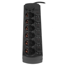 Сетевой фильтр Ippon BK-6-EU-5-10-B 5 м, 6 розеток, черный, коробка