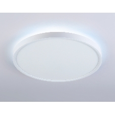 Потолочный светодиодный светильник Ambrella light FZ3001 WH белый IP44 24W+10W 6400+6400К D300*40 (Без ПДУ)