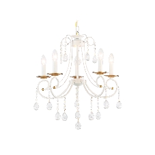 Светильник Ambrella light TR4916/5 WH/GD белый/золото E14/5 max 40W D550*860