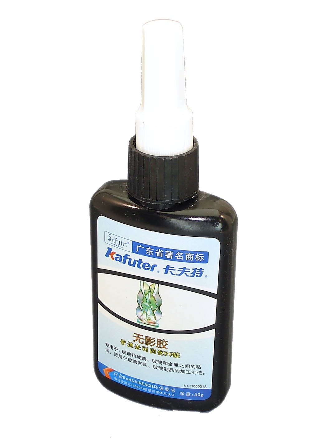 Ультрафиолетовый клей для стекла и металла Kafuter 50 г.