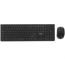 Комплект клавиатура+мышь Smartbuy 206368AG беспроводной, USB, 1600 DPI, чёрный