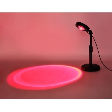 Атмосферная светодиодная настольная лампа Ambrella light DE8385 BK черный LED RGB 3W (ПДУ RGB)