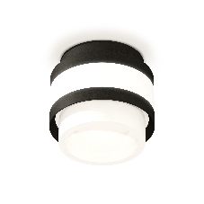Светильник Ambrella Light XS8420001 SBK/FR черный песок/белый матовый GX53 (C8420, N8401)