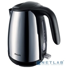 Чайник электрический Philips HD4654 серебристый/черный 1.7л. 2400Вт