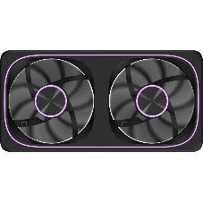 Вентилятор для корпуса Formula Air Fusion 2 Reverse ARGB 120х120x28 черный 4-pin 39.11дБ (упак.:2шт) (AIR FUSION 2 BK REVERSE) Ret