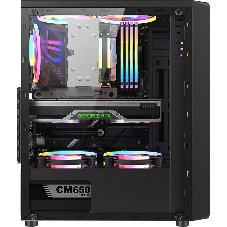 Корпус Formula Mana AR V2 Black, Midi-Tower, чёрный, 3 x 120 мм